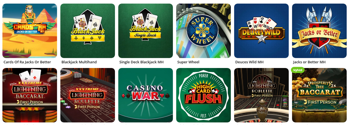 Betsson Roulette, Blackjack & Andre Bordspil
