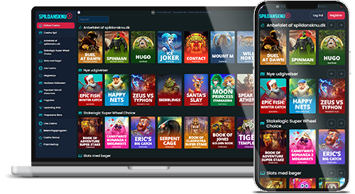 Spildansknu casino hjemmeside på desktop og mobil
